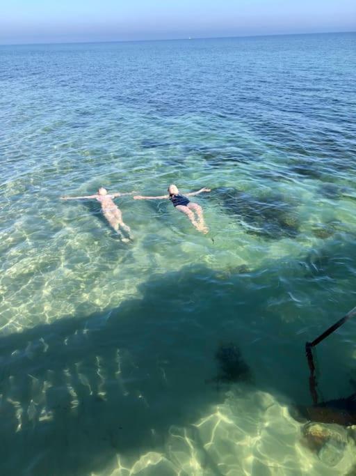 Skont Fiskerhus. Taet Pa By, Havn Og Havet Villa Marstal Bagian luar foto
