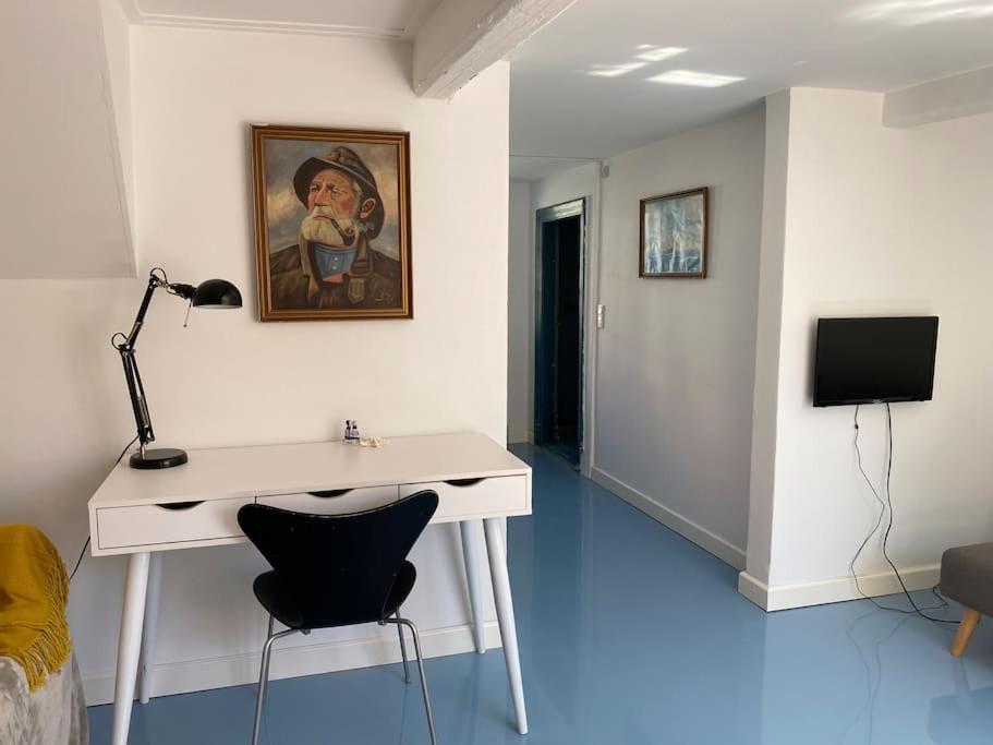 Skont Fiskerhus. Taet Pa By, Havn Og Havet Villa Marstal Bagian luar foto
